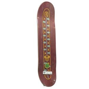 Monarch Project 8.25" x 31.9" Fountain Logo R7 Maple Skateboard Deck Red/Green